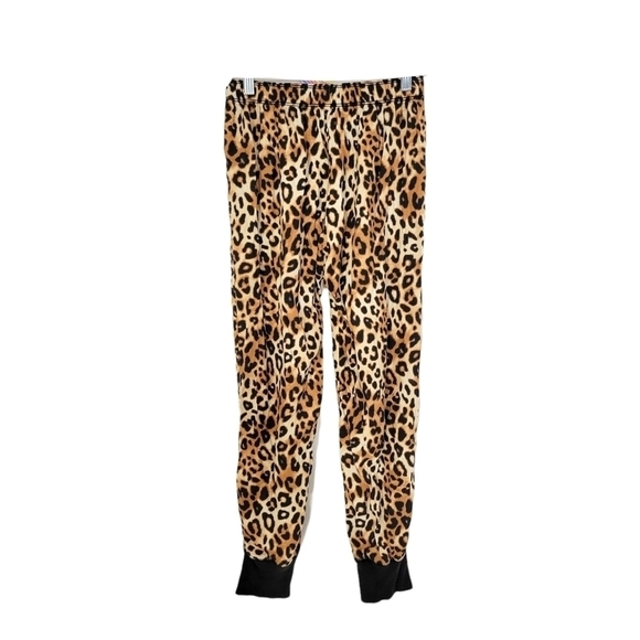 VS Pink Leopard Print Joggers - Picture 4 of 5